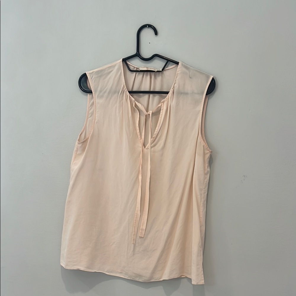 Women's Light Pink Sleeveless Top Tory Burch Size 8